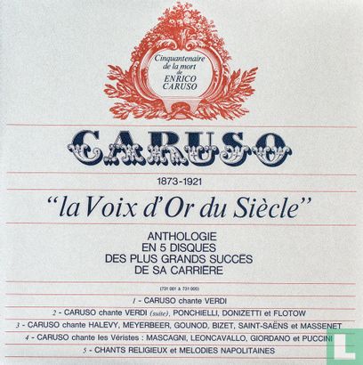 Caruso "La Voix d'Or du Siècle" - Image 2