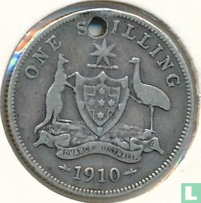 Australie 1 shilling 1910 - Image 1