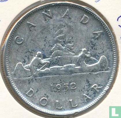 Canada 1 dollar 1952 - Image 1