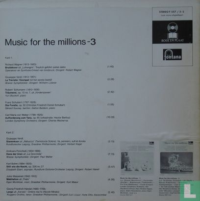 Music for the millions 3 - Afbeelding 2