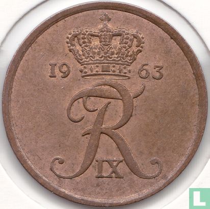 Denmark 5 øre 1963 (bronze) - Image 1