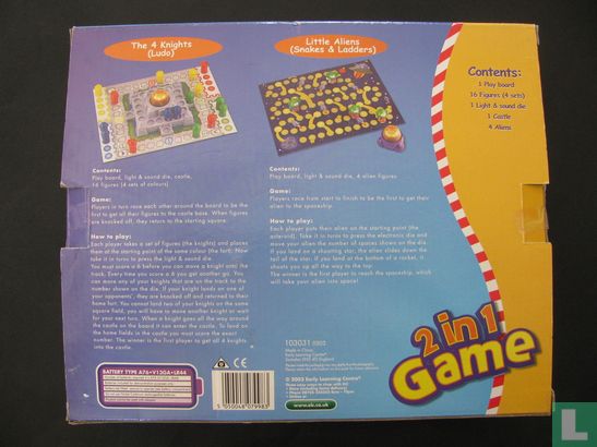 2in1 Game Knights Ludo Alien Snakes and Ladders - Image 3