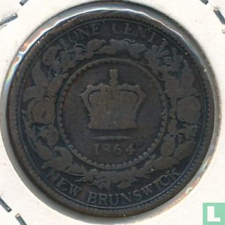 New Brunswick 1 cent 1864 - Image 1