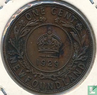 Newfoundland 1 cent 1929 - Afbeelding 1