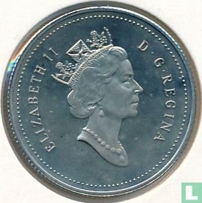 Kanada 25 Cent 1991 - Bild 2