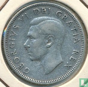 Canada 25 cents 1950 - Afbeelding 2