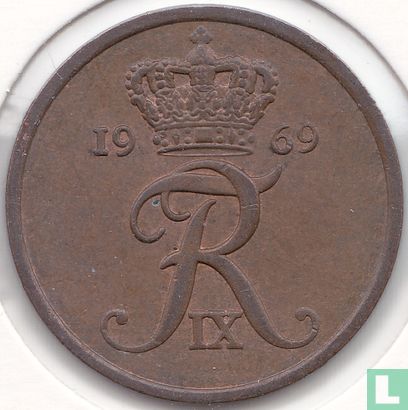Dänemarks 5 Øre 1969 - Bild 1