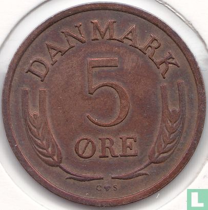 Denemarken 5 øre 1968 - Afbeelding 2