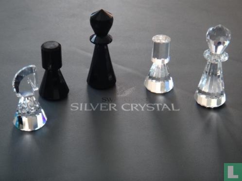 Swarovski Schaakspel Silver Crystal - Afbeelding 1