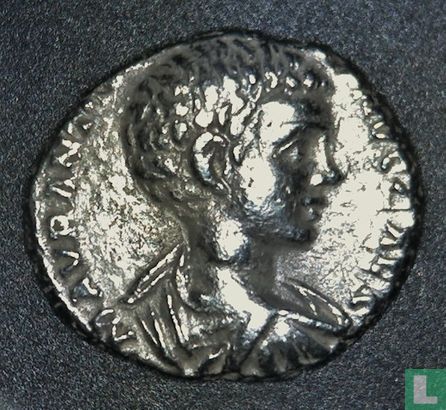 Roman Empire, AR Denarius, 196-198 AD, Caracalla as Caesar under Septimius Severus, Rome, 196-197 AD - Image 1