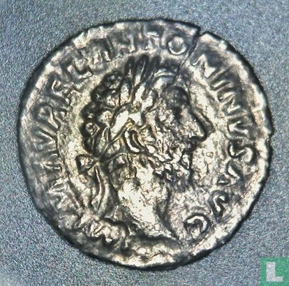 AR denier, 161-180 Apr. J.-C., l'Empire romain, Marc-Aurèle, Rome, 161-162 AD - Image 1
