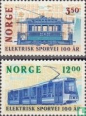 100 ans Electr. tram à Oslo