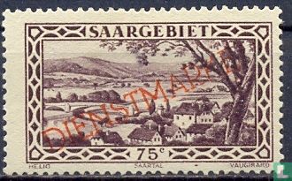 Saar valley with overprint - Image 1