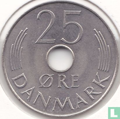 Dänemark 25 Øre 1977 - Bild 2