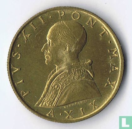 Vatican 20 lire 1957 - Image 2