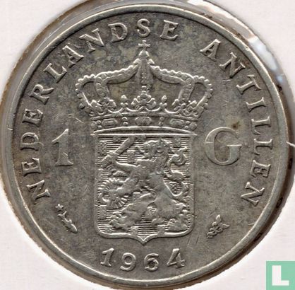 Netherlands Antilles 1 gulden 1964 (fish with star) - Image 1