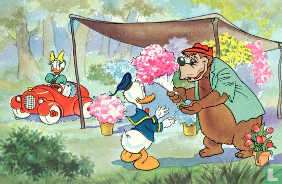 Beste jarige - Donald bij bloemenkraam - Image 1