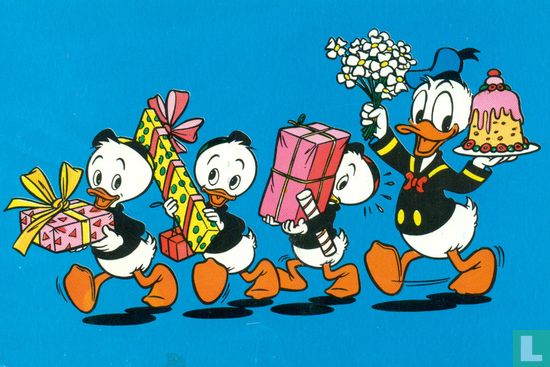 Ha die jarige - Donald en neefjes met cadeau's - Image 1