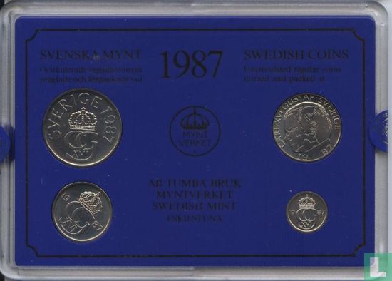 Zweden jaarset 1987 (zweeds) - Afbeelding 1