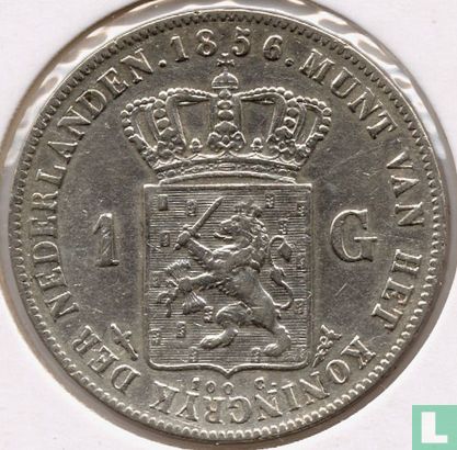 Niederlande 1 Gulden 1856 - Bild 1
