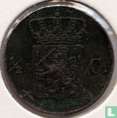 Nederland ½ cent 1859 - Afbeelding 2