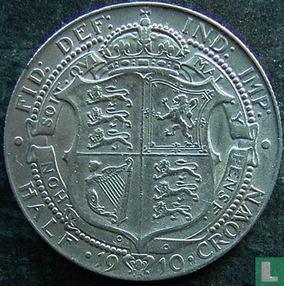 United Kingdom ½ crown 1910 - Image 1