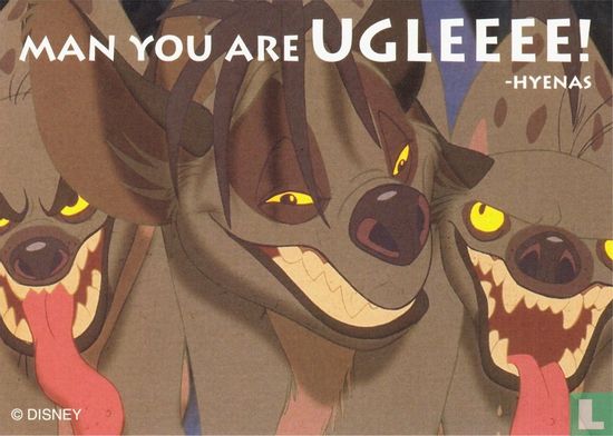 B000403 - Disney The Lion King "Man you are ugleeee!" - Afbeelding 1