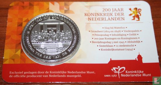 Coincard Nederland penning 30 april 1948 - 2012: koninginnedag, feestdag ter ere van de koningin - Afbeelding 1