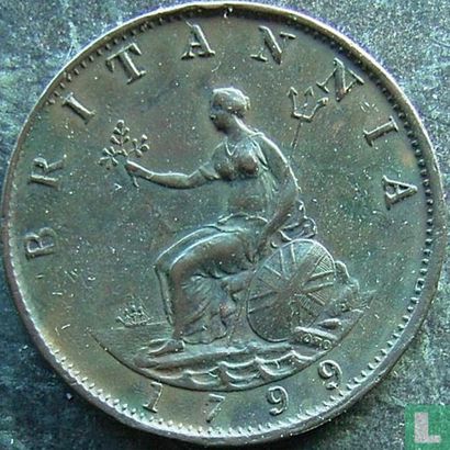 Vereinigtes Königreich ½ Penny 1799 - Bild 1