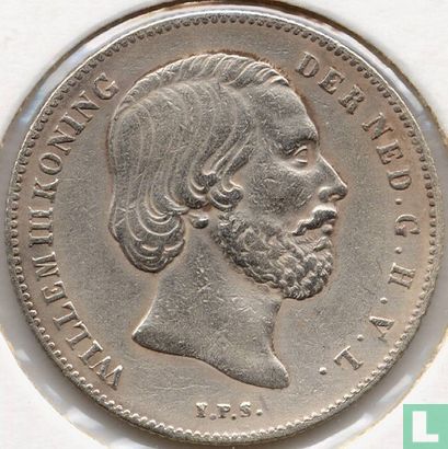 Pays-Bas ½ gulden 1864 - Image 2