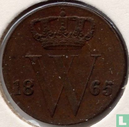 Nederland ½ cent 1865 - Afbeelding 1