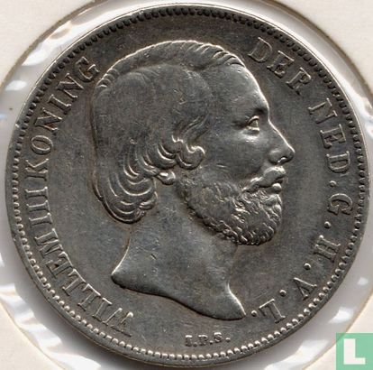 Netherlands 1 gulden 1863 - Image 2
