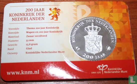 Coincard Nederland penning koningen en koninginnen - Afbeelding 2
