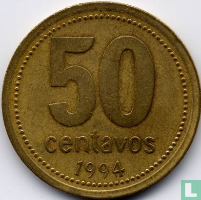 Argentine 50 centavos 1994 (type 2) - Image 1