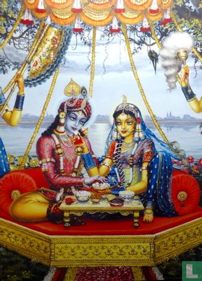 Radha-krishna Vrindavan Art Hindoe Gods Iskcon 
