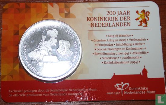 Coincard Nederland penning grondwet 1814 en 1848 - Image 1