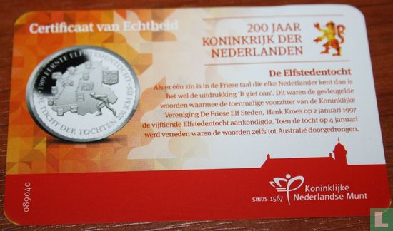 Coincard Nederland penning de elfstedentocht - Afbeelding 3