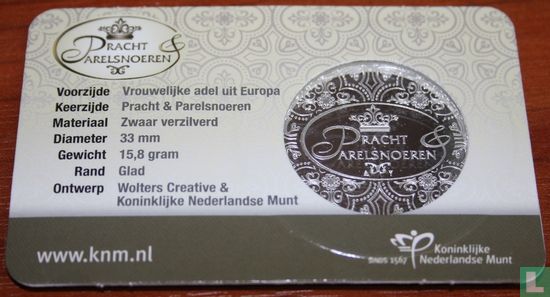 Coincard Nederlandse Penning: Pracht & Parelsnoeren - Maxima - Image 2