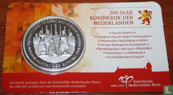 Coincard Nederland penning inhuldiging - Image 1