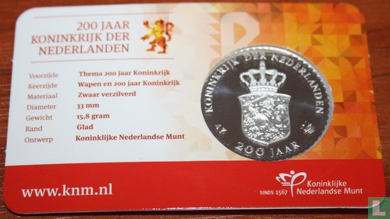 Coincard Nederland penning inhuldiging - Image 2