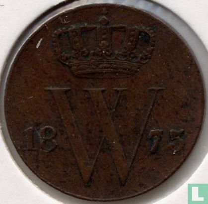 Nederland ½ cent 1875 - Afbeelding 1