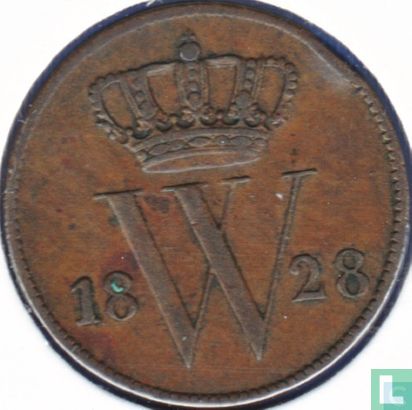 Nederland 1 cent 1828 (B) - Afbeelding 1