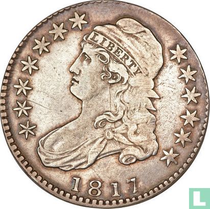États-Unis ½ dollar 1817 (1817/4) - Image 1