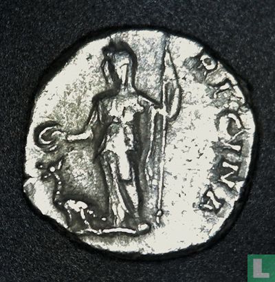 L'Empire romain, AR denier, 193-217 après JC, Julia Domna, l'épouse de Septimus Severus, Laodicée - Image 2