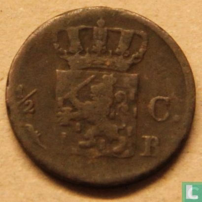 Pays-Bas ½ cent 1827 (B) - Image 2