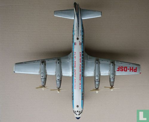 Blikken Vliegtuig Lockheed Electra L-188 KLM PH-DSF - Image 1