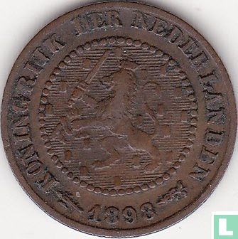 Nederland ½ cent 1898 - Afbeelding 1