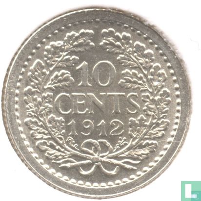 Nederland 10 cents 1912 (type 1) - Afbeelding 1