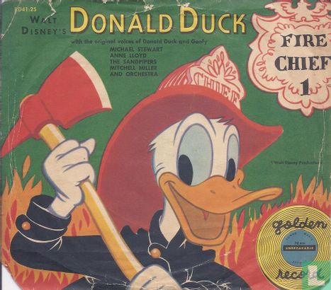 Walt Disney's Donald Duck Firechief - Afbeelding 1