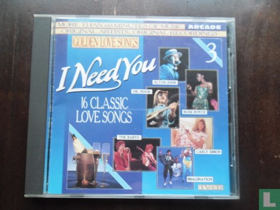 I Need You (16 Classic Love Songs) - Image 1